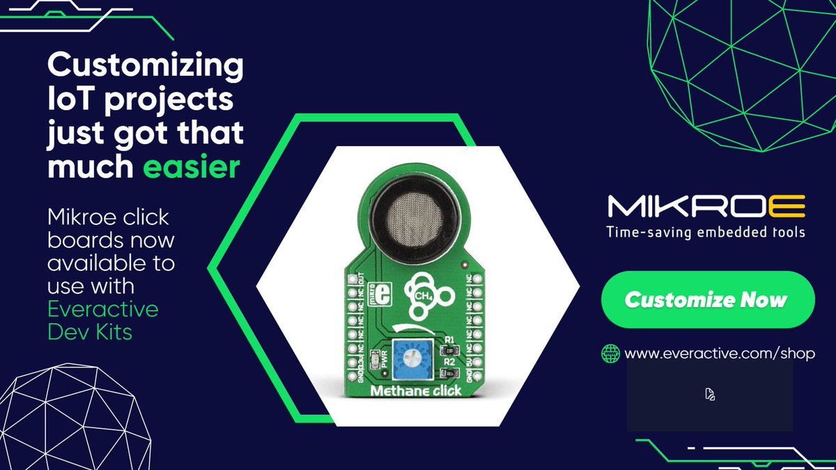 ICYMI - we just added some <a href="/mikroel/">MIKROE</a> click boards to our online webstore! Mikroe makes tons of sensors you can now use with Everactive tech, customize your battery-free IoT Dev Kit with plug-and-play modularity here: everactive.com/shop
