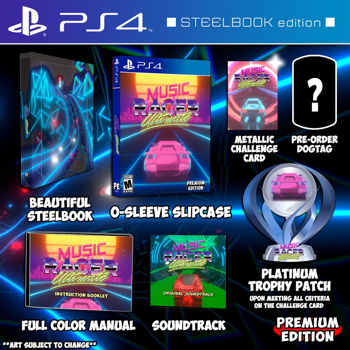 Premium Edition Games (@premiumedition1) on Twitter photo 🎵MUSIC RACER ULTIMATE🎵 IS LIVE! 🚗
Pre-orders are open right now for the PS4 and PS5 versions of Music Racer Ultimate! This fantastic game has it's own awesome soundtrack to play, but you can upload your own songs too!
Pre-order today!
premiumeditiongames.com
<a href="/Pinkerator/">Sometimes You 🎮📺🕹️</a> 🎵MUSIC RACER ULTIMATE🎵 IS LIVE! 🚗
Pre-orders are open right now for the PS4 and PS5 versions of Music Racer Ultimate! This fantastic game has it's own awesome soundtrack to play, but you can upload your own songs too!
Pre-order today!
premiumeditiongames.com
<a href="/Pinkerator/">Sometimes You 🎮📺🕹️</a>