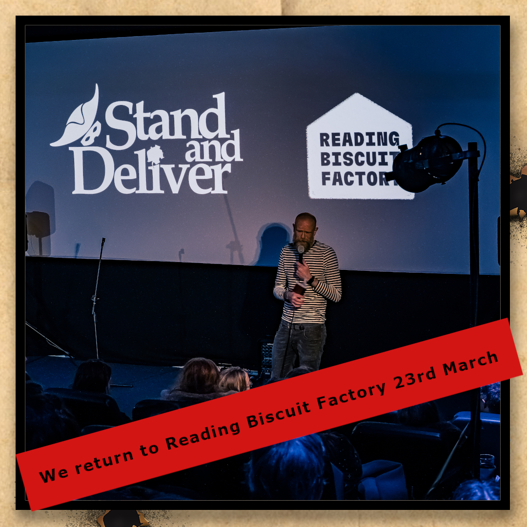 SandDcomedy's tweet photo. Not long until our next show in our town's coolest indi cinema, Reading Biscuit Factory 🍪 @Rdng_bsct_fctry
We have an excellent lineup of acts ready for you.
Book now to avoid missing out!
🎟️ https://t.co/piwXeOiJuR
#inrdg #standup #readingbiscuitfactory #booknow #rdguk https://t.co/E2OSgUP6Gp