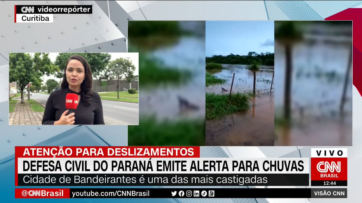 Cnn Brasil On Twitter A Defesa Civil Do Paraná Emitiu Um Alerta Para Deslizamentos E