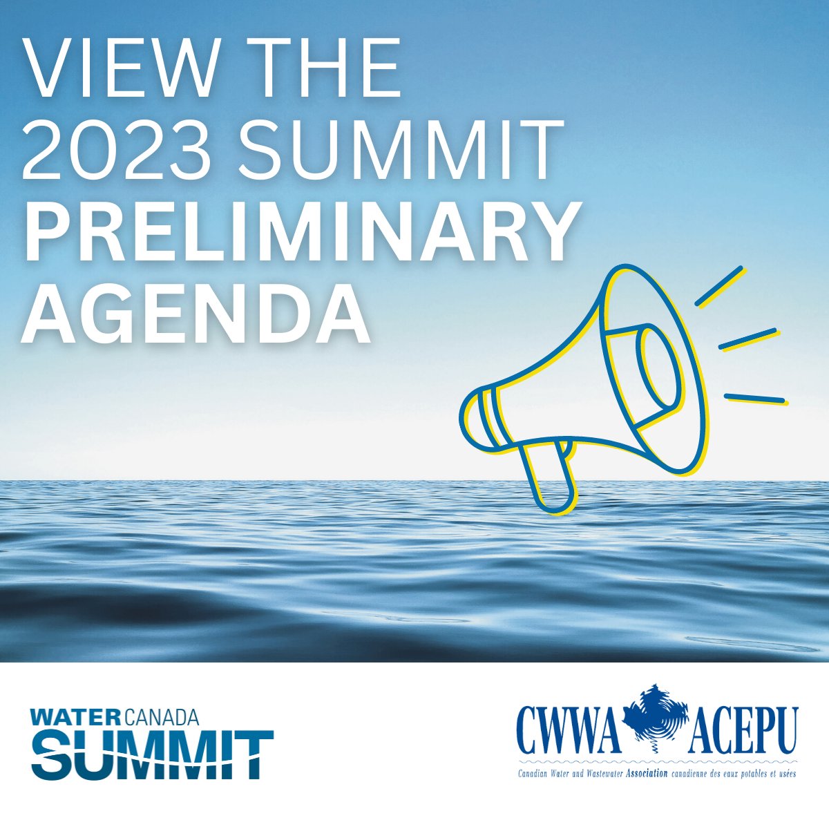 Follow us at <a href="/CanadianWater/">Water Canada</a> for the latest info on this year's Water Canada Summit and Awards.

In the meantime: The preliminary agenda is now available.

Click here for details! 👉watersummit.ca/agenda/