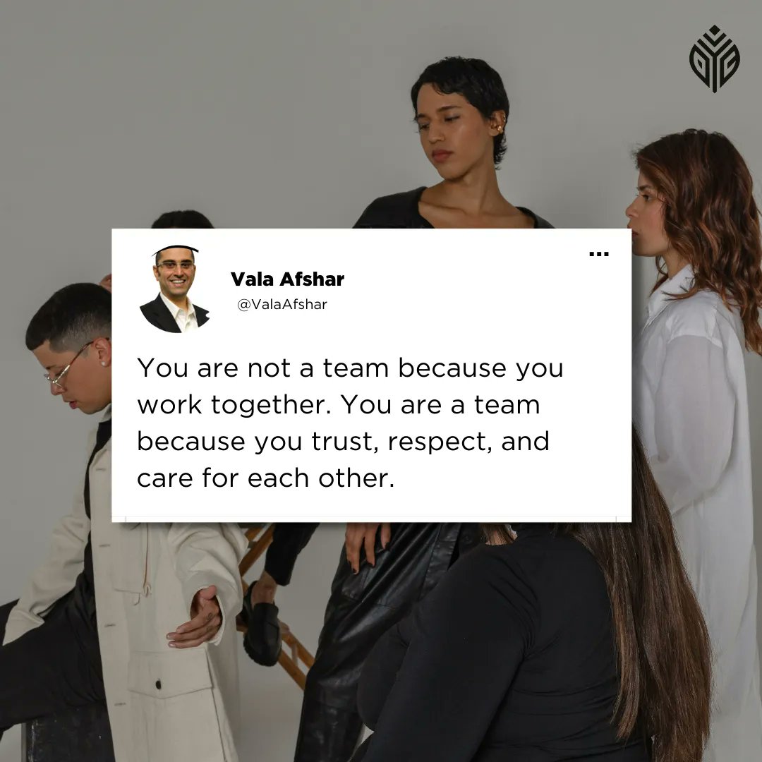 To be most successful, trust in the people appointed to execute the strategy and trust in your people and colleagues to support and embody the strategy and respect for the groups of people the strategy aims to help.
.
.
.
.
.
.
.
#TrustandRespect #DEI