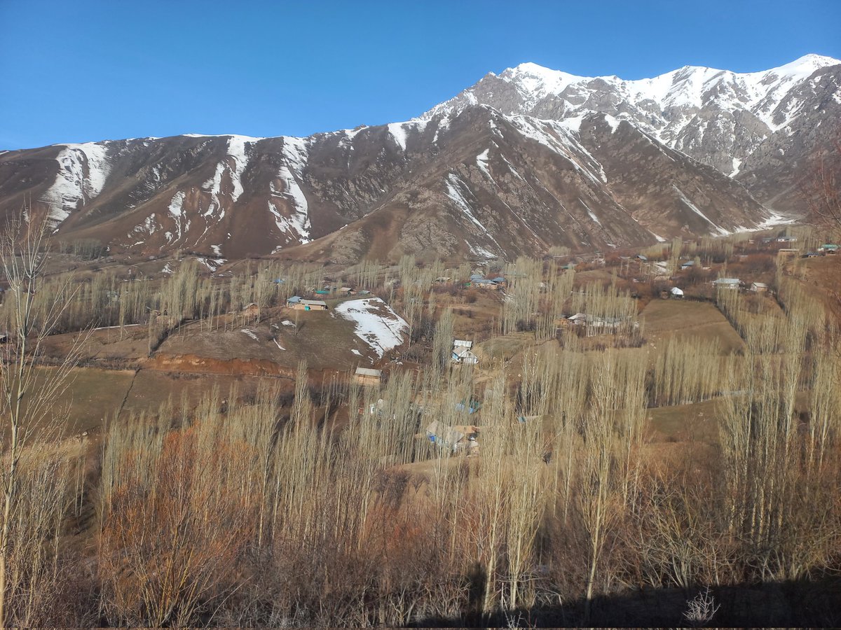 The fist days of spring in #Rasht valley, #Central #Tajikistan that is claimed to be one of the coolest places of the country. While in the other parts of the country flowers are blossoming, it’s yet to come to Rasht🤍