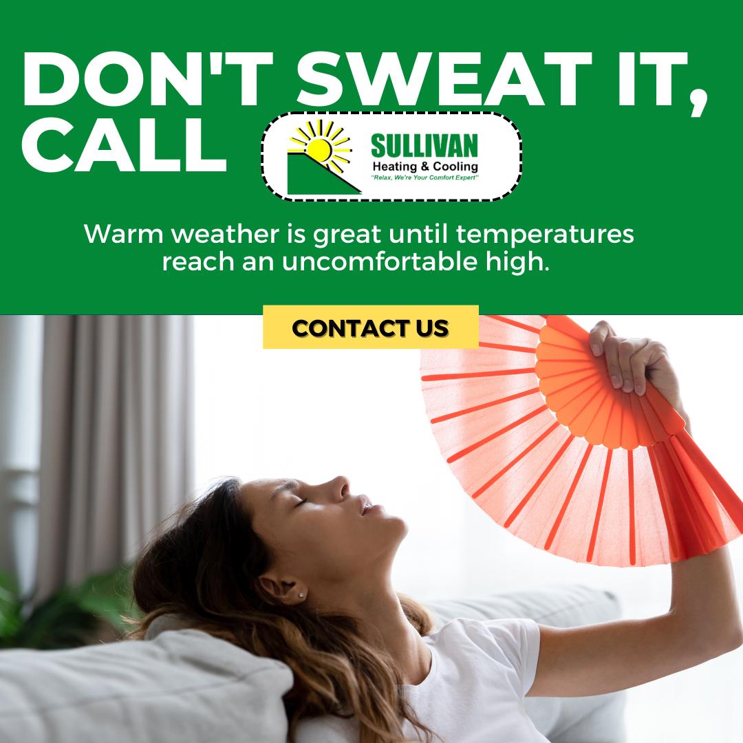 🌞🌡️ Warm weather is great until temperatures reach an uncomfortable high. Don't sweat it out!

Contact us for reliable air conditioning services that will keep you cool and comfortable all summer long. Our team of experts is ready to help. 🆘💨❄️