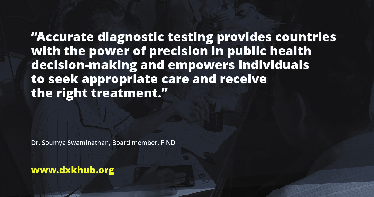 Visit the @ACTAccelerator Diagnostics Pillar Knowledge Hub to learn more about diagnostic learnings from the COVID-19 pandemic. 📢 Visit: dxkhub.org @doctorsoumya shares on the importance of diagnostics. ⤵️ @FINDdx, @GlobalFund, @WHO