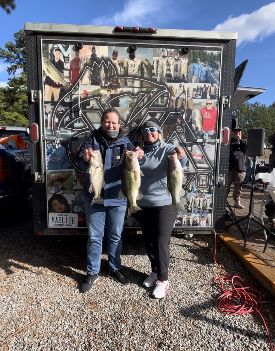 Congratulations Liz Urban and Renee Sintek for being the only ALL GIRL team competing out of 76 boats in the Virginia Elite 70 bass trail! 
#womenfishing #womenfishtoo #girlsfish #girlsfishing #basstournament #bassnation #womenshistorymonth #bassfishingismylife