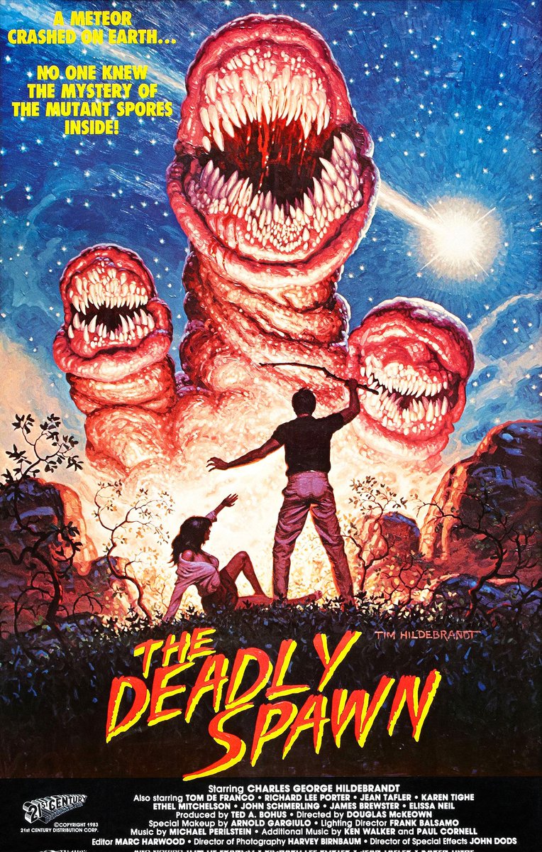 WCFBTS's tweet photo. This week, we are back with March of the Monsters week 2! We watched and reviewed 1983's The Deadly Spawn, an alien creature feature with great effects! 
Check out S2 E8 of We Came From Beneath the Sea out now! 
https://t.co/2AIWGojplg https://t.co/daykxbRx16