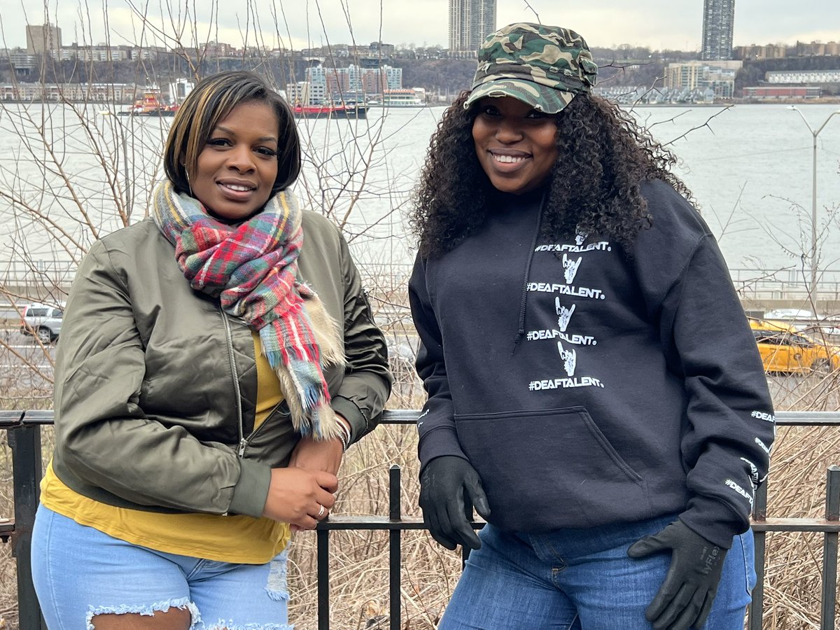 DeafShowRunner's tweet photo. Yesterday’s fun project at the Henry Hudson Park with Katrina and Tasia. We were missing Shanika. 😘 

I have been awarded $10k to create content.

https://t.co/1fusT3XRqc

#Shutterstock #CreativeFund #DeafTalent®️ #RepresentationMatters #ContentCreator #BlackDeafTalent #Grateful https://t.co/rrEKXSgKLZ