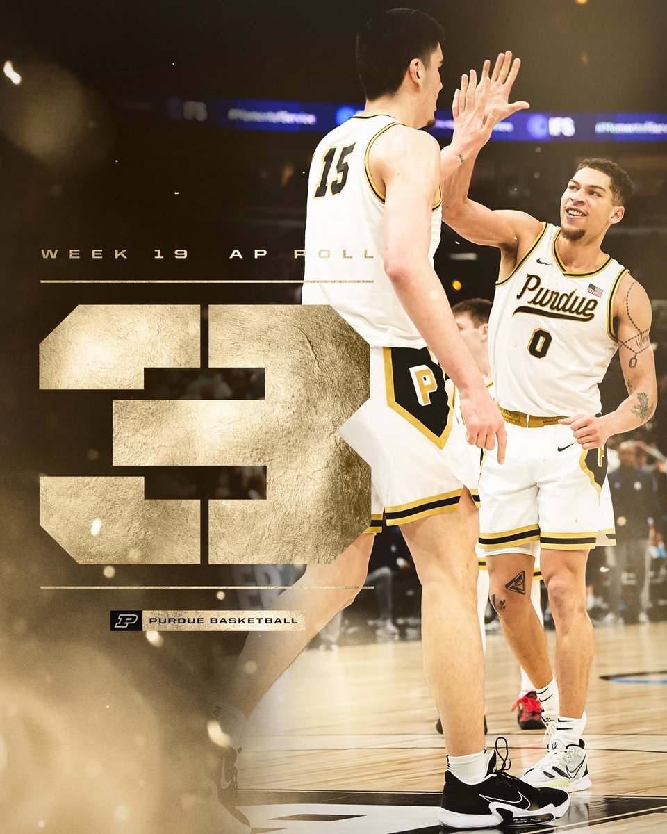 BoilerBall's tweet photo. The FINAL AP Top-25 poll. 

✅: 17 straight weeks ranked in top 25. 
✅: 16 straight weeks in top 5. 
✅: 7 weeks ranked No. 1. 
✅: Tied for highest final ranking in school history (1988). https://t.co/2frdJaIr4h