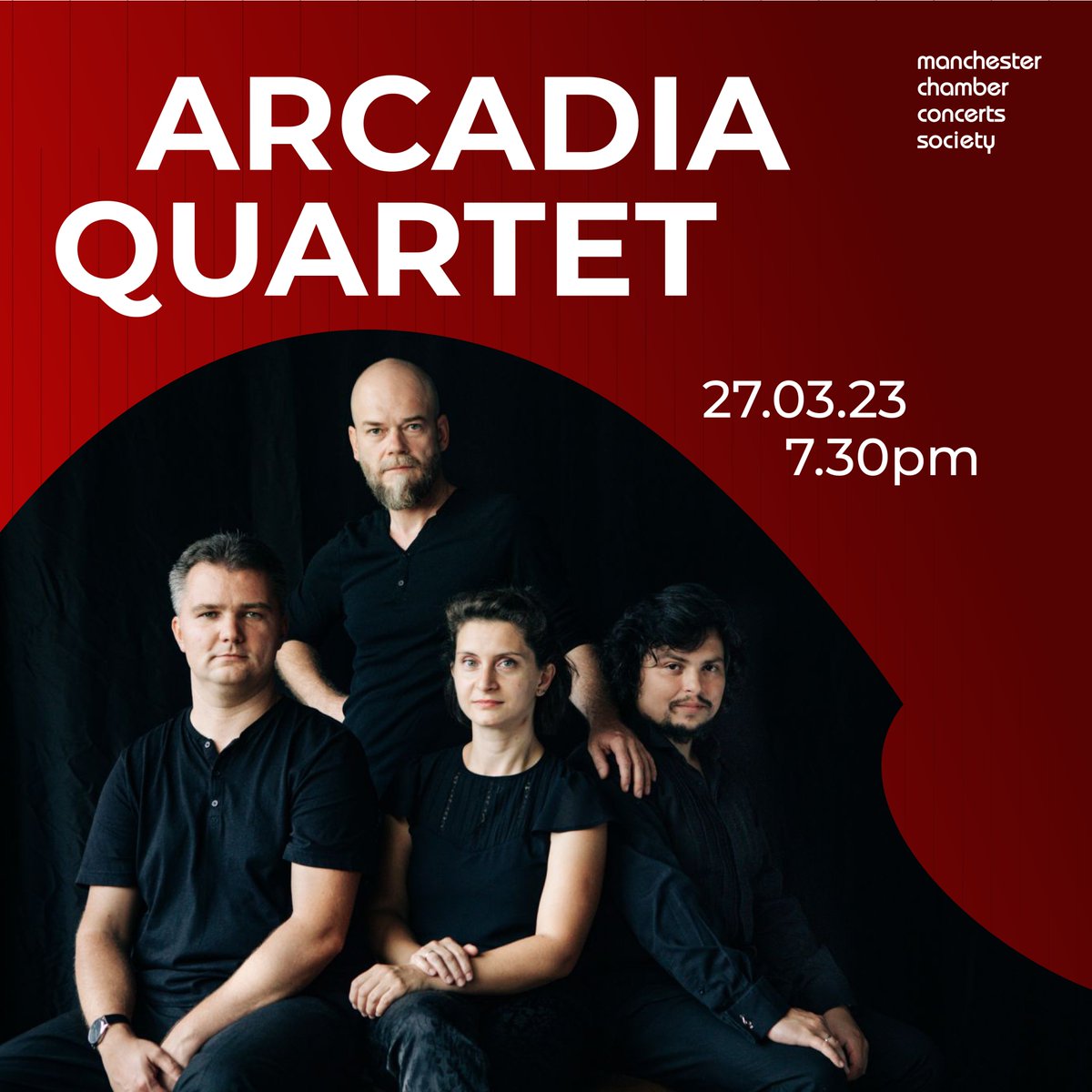 What a fantastic concert we had with <a href="/ChamberConcerts/">Manchester Chamber Concerts Society</a> last night!

The 2022-23 Season comes to a close with a captivating performance from <a href="/ArcadiaQuartet/">Arcadia Quartet</a> in two weeks' time...

Book now: bit.ly/3TjpNne