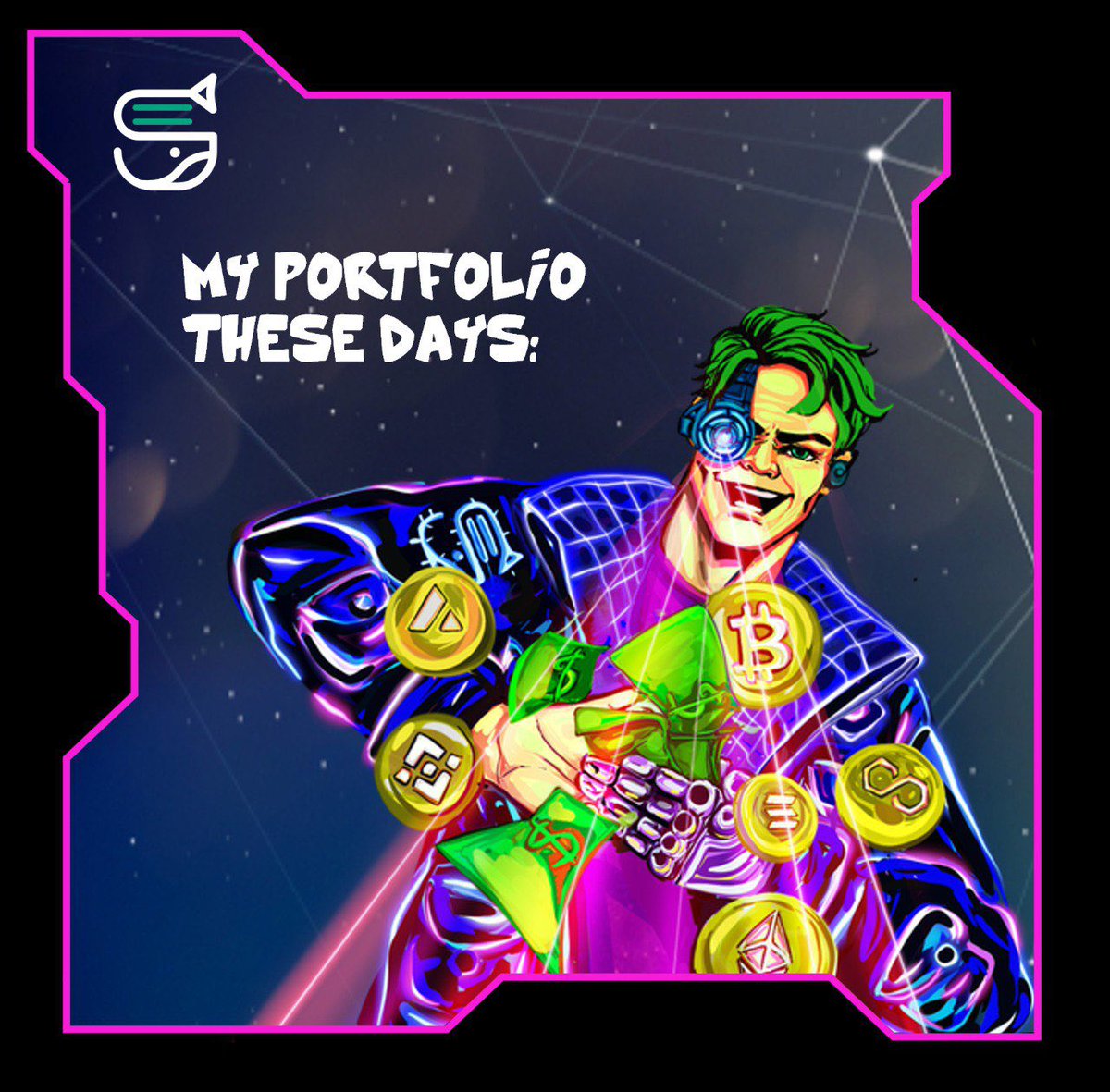 Walletscanco's tweet image. And this is how my portfolio seems like today 🐋
I love crypto 💙
#WalletScan #DeFi #PortfolioTracking #NFT #Whales