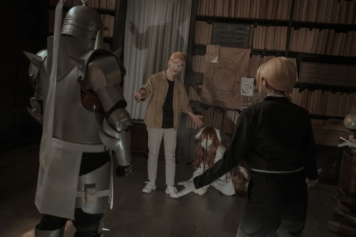 Coser_Lei's tweet photo. 医学に代表されるように人類の進歩は無数の人体実験のたまものだろう？
+-+-+-+-+-+-+-+-+-
ショウ・タッカー ：
LEI 
妮娜 塔克（ニナ．タッカー）：
阿詭 &amp; 烤泰國蝦 
エドワード・エルリック：
謎貓
アルフォンス・エルリック：
狂瘋
PH : Judy9D 

#cosplay #鋼之煉金術師 #鋼の錬金術師 #荒川弘 https://t.co/7paMk4aaSn