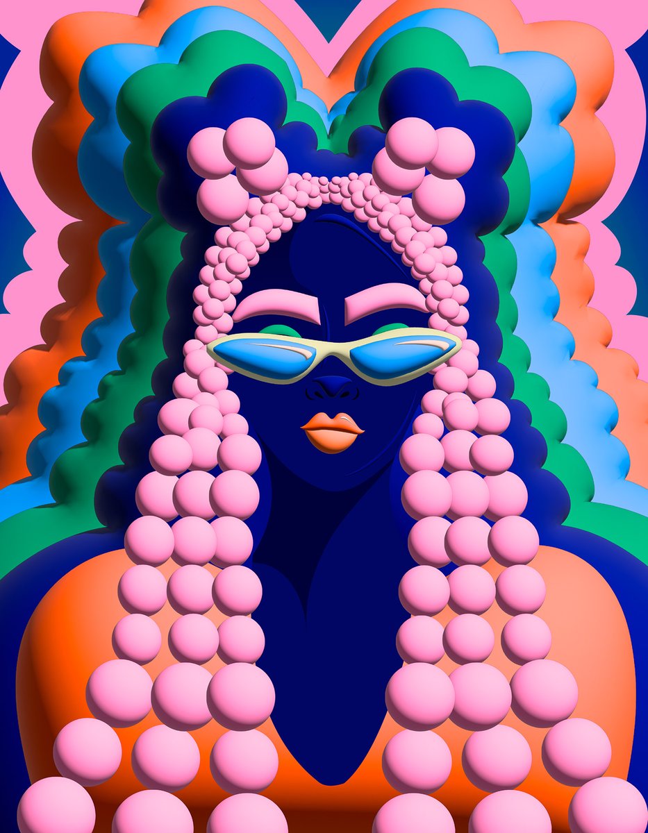 Bold, vibrant, and confident! ❤️‍🔥

Exploration Shape &amp; Colour by <a href="/DaniiPollehn/">Danii Pollehn</a> on Behance: bit.ly/41H3vPZ