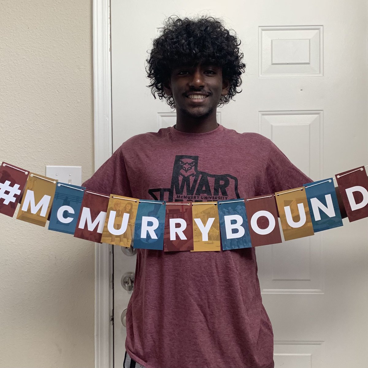 Excited to be a WarHark in 2023!! <a href="/McMURRYFOOTBALL/">McMURRY FOOTBALL</a> <a href="/CoachNealMCM/">JORDAN NEAL</a> <a href="/CoachDockeryMCM/">Larry Dockery</a> <a href="/CoachRauMCM/">Mark Rau</a> <a href="/sr_mathes/">DeMarcus Mathes Sr</a> 

#mcmurrybound
#GoWarHawks