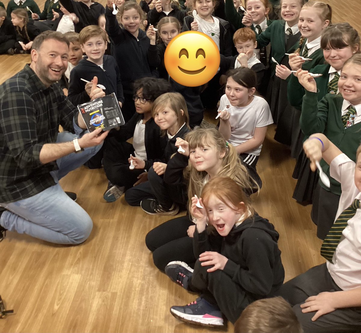 We have had the best time today with <a href="/CaptainKetch/">James Ketchell</a> . He told us all about his world explorations and even let us try some explorer’s food and equipment 🚵‍♀️⛰️