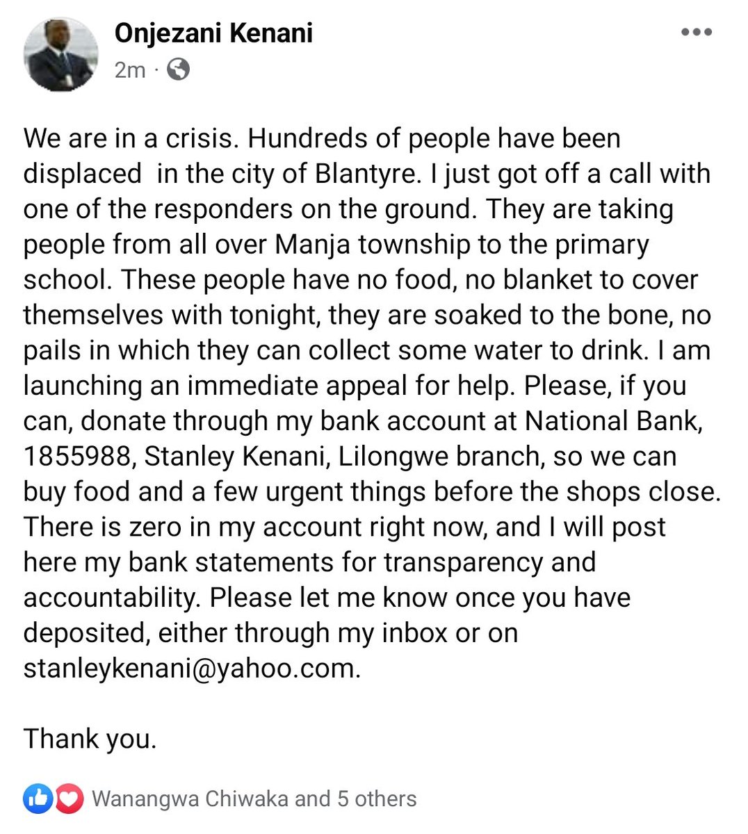 Onjezani Kenani tweet media