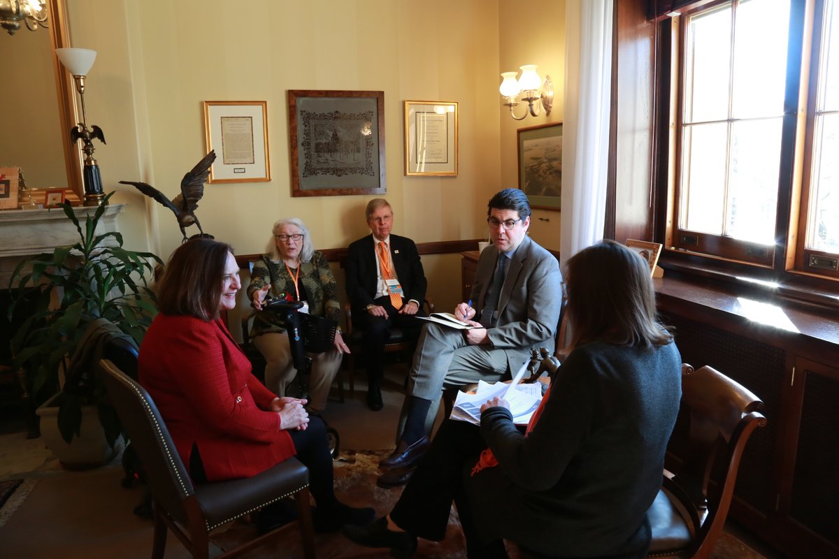 SenatorFischer's tweet photo. Every day, Multiple Sclerosis affects the lives of countless Nebraskans.
I spoke with @mssociety members about ways to support those with Multiple Sclerosis – including increasing air travel accessibility. https://t.co/zhUVZuQMhs
