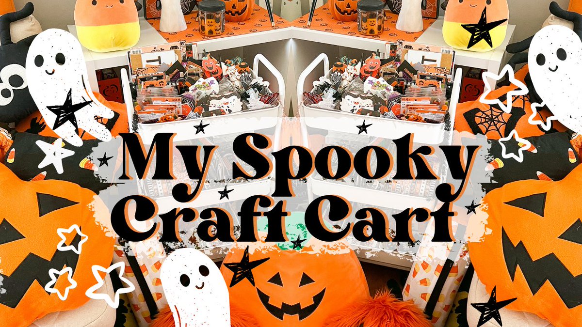 Watch Now🎃 MY CURRENT SPOOKY CRAFT CART!! youtu.be/HL3PrWJFmPY 
#halloweencrafting #craftideas #spookycrafts #halloweendiy #diycart #halloweenhappy