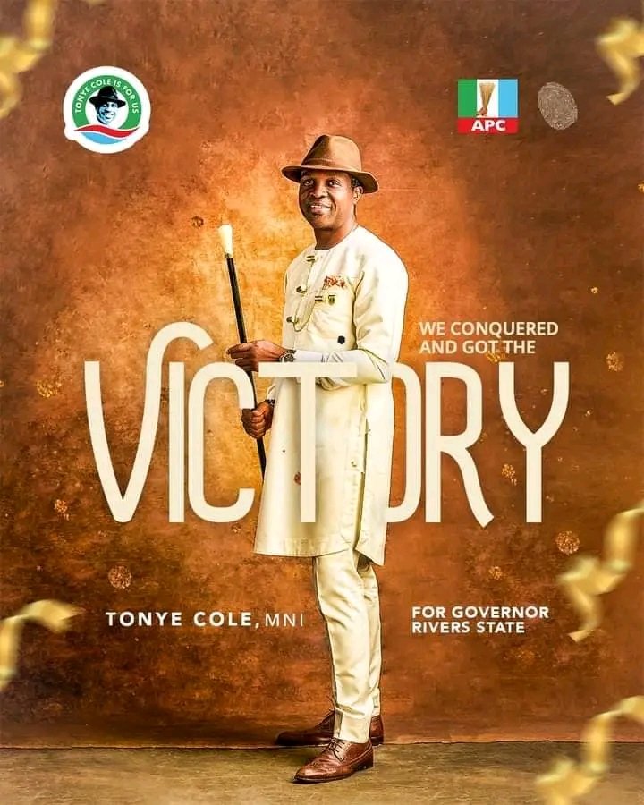 Shout of victory ✌️🙌🔥🔥

 “O, clap your hands, all you peoples! Shout to God with the voice of triumph!” Ps 47:1.

Cole has arrived. Rivers State will be great again.
#Oscars #Tems #TonyeColeIsForUs  #NZvSL #TheGlory2 #Oscars2023 #SCOvIRE #OMRCSA #amaechi