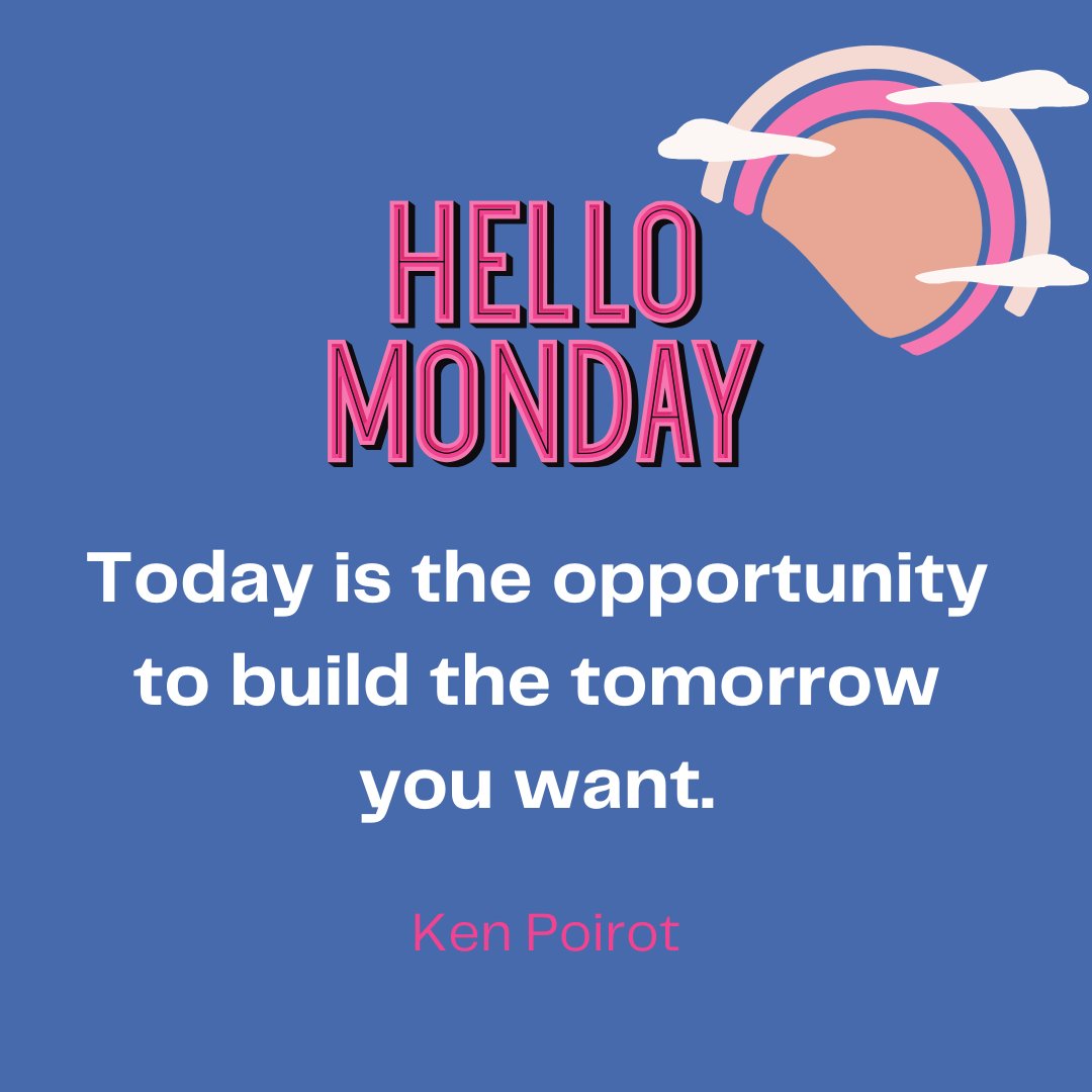 imagedsign's tweet photo. Welcome to Monday! "Today is the opportunity to build the tomorrow you want." K. Poirot #mondaymotivation #monday #imagedesign #imagedesignconsulting #business #businesscasual #womeninitiative 
#stylist #personalimage #mensclothing  #digitalcloset  #wardrobe #style #styleinspo https://t.co/J7nEiVw9Xl