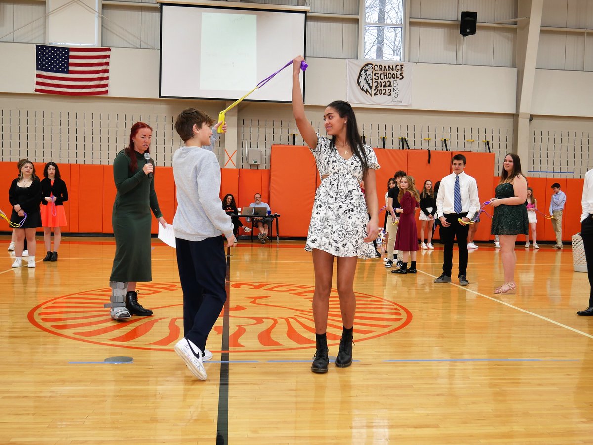 Orange_Schools's tweet photo. BMS 8th graders celebrated the 15th collaborative year with Dancing Classrooms as they showcased the skills they learned in one semester of dance lessons during physical education class periods. Dances included the Rumba, Salsa, Tango, Waltz, Swing &amp; others. #dancingclassrooms https://t.co/2Bnuqvoun9