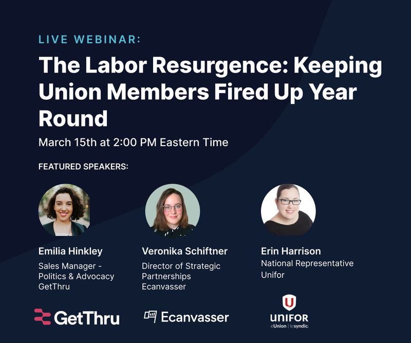 getthru's tweet photo. Very excited to be part of this webinar on union engagement! Best part is, if you're interested to know more about keeping your members amped to organize, there's still time to register: https://t.co/A7VvXOOxkO https://t.co/2XkEwCZRlK