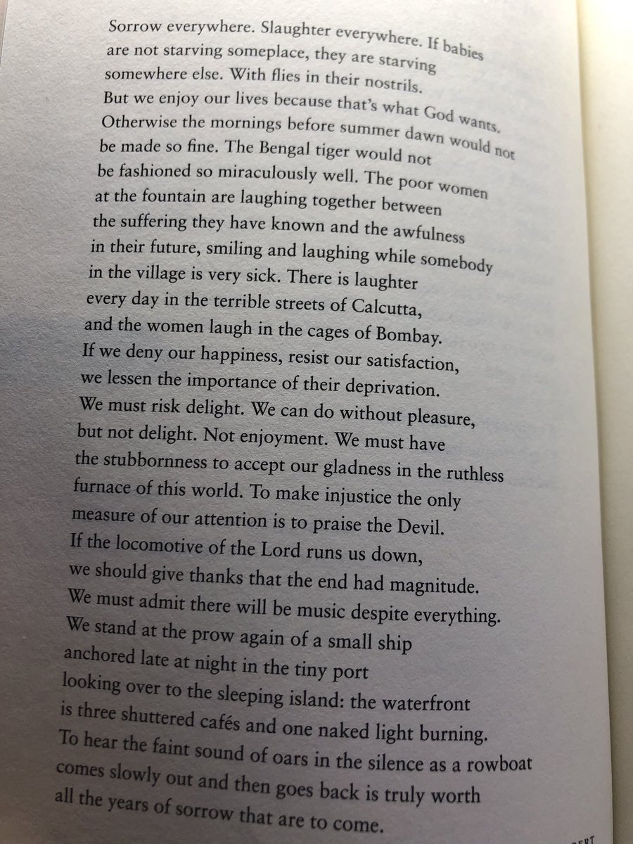 Would you like to read some Jack Gilbert right now?