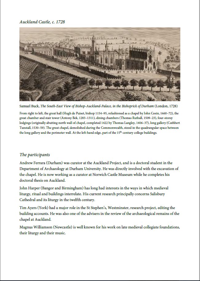 HistLiturgy (@histliturgy) on Twitter photo Medieval chapels at Auckland Castle by Andrew Ferrara and John Harper - next Monday (20 March) at 17.30 (GMT) online! Get the zoom link at the history.ac.uk/events/lost-la… <a href="/ihr_history/">Institute of Historical Research</a>
#medievaltwitter Medieval chapels at Auckland Castle by Andrew Ferrara and John Harper - next Monday (20 March) at 17.30 (GMT) online! Get the zoom link at the history.ac.uk/events/lost-la… <a href="/ihr_history/">Institute of Historical Research</a>
#medievaltwitter