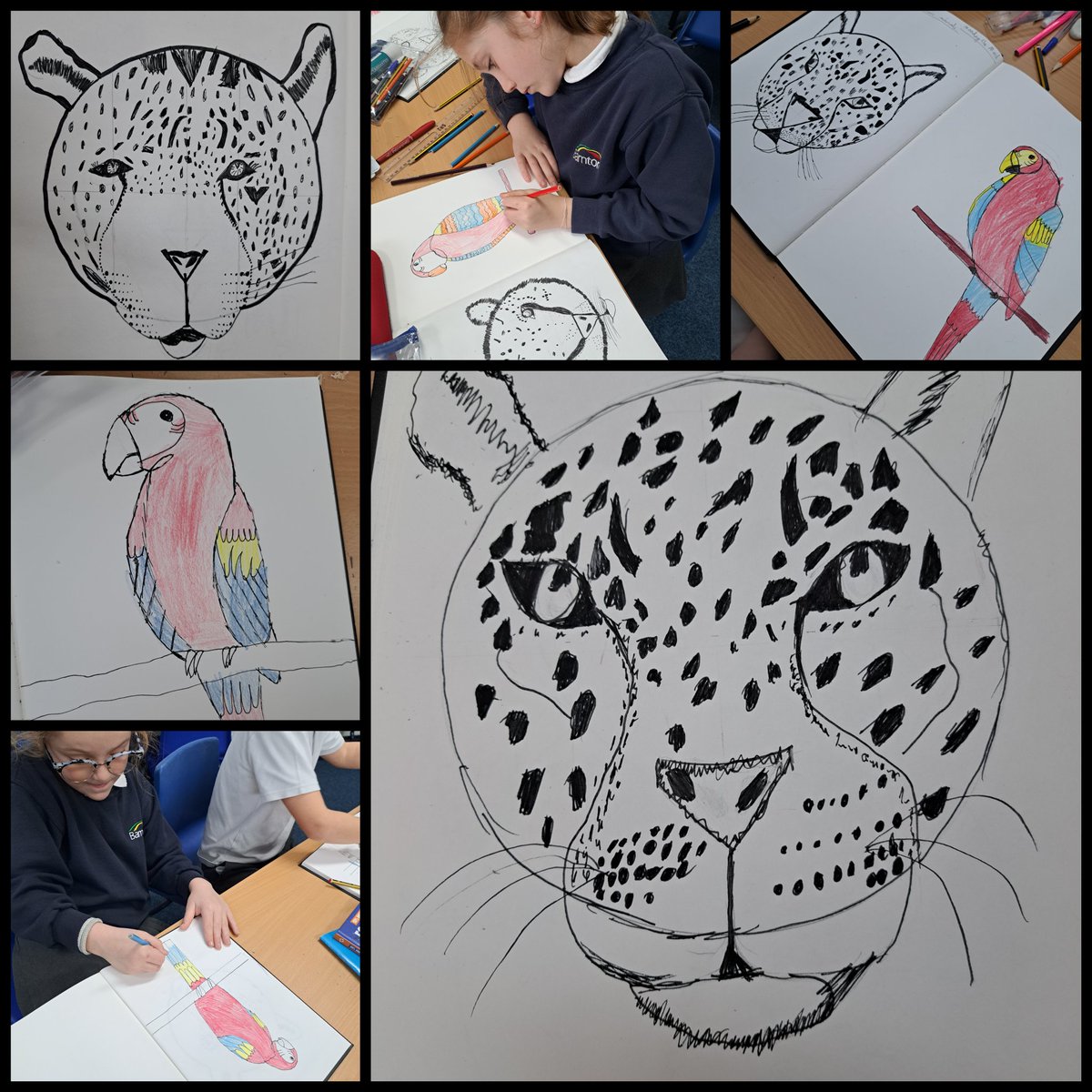 BarntonMrsD's tweet photo. Y4, have produced some amazing rainforest artwork inspired by Henri Rousseau. @BarntonMissR
@BarntonMrsLowe @BarntonMrsRW https://t.co/gOD8UnZJSn