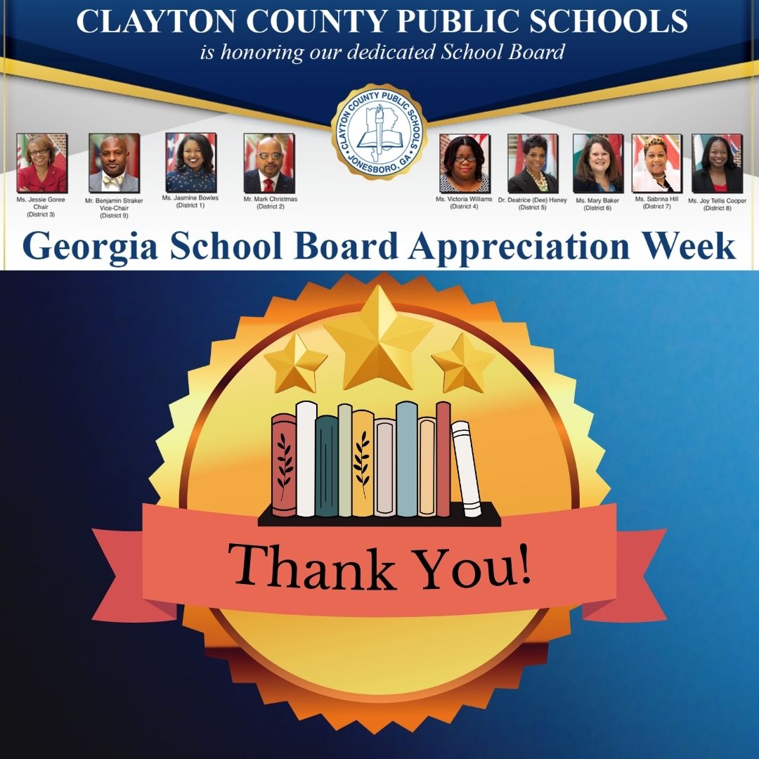 Thank you to our Clayton County Board of Education for their dedication to the school district. Follow along this week as we highlight each of our board members. #CCPS