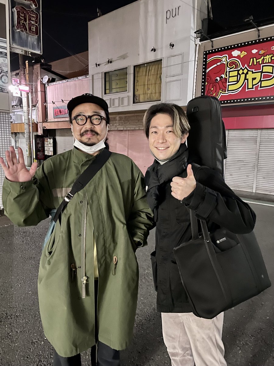 Shinya_gt's tweet photo. 久しぶりにドラマーの梅ちゃんと遭遇✨
bonobosお疲れ様でした！！ https://t.co/IUmENE4o0c