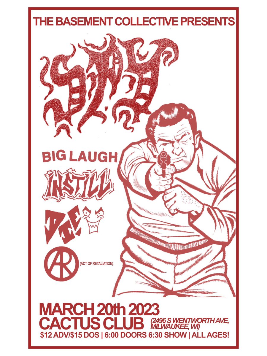 today has been a rough one but i’m very much looking forward to this. one week out and tickets are halfway gone.  let’s sell this shit out, yeah?

tickets: venuepilot.co/events/65726/o…