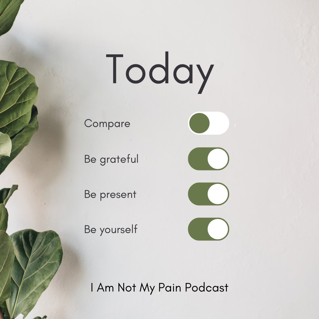 Chronic illness is hard enough without comparing yourself to others. I try to remind myself of all I do have and all I have accomplished. Your life doesn't need to look like anyone else's in order to be 'successful.'

#chronicillness #podcast #sundayvibes #RedefineYourself