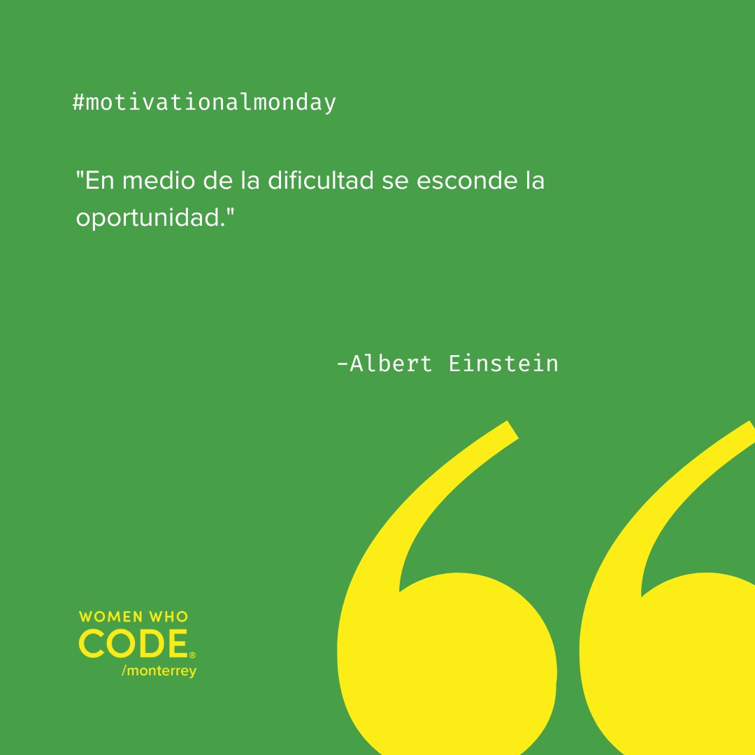 techfemmty's tweet photo. #MondayMotivation
Feliz Lunes! 🙌🏼🙌🏼🙌🏼🙌🏼
#womenwhocode #Monterrey #wwcodemty #wwcodelatam #YesWeCode #womenintech #mujeresentecnologia https://t.co/Gs9i7ZWWnB