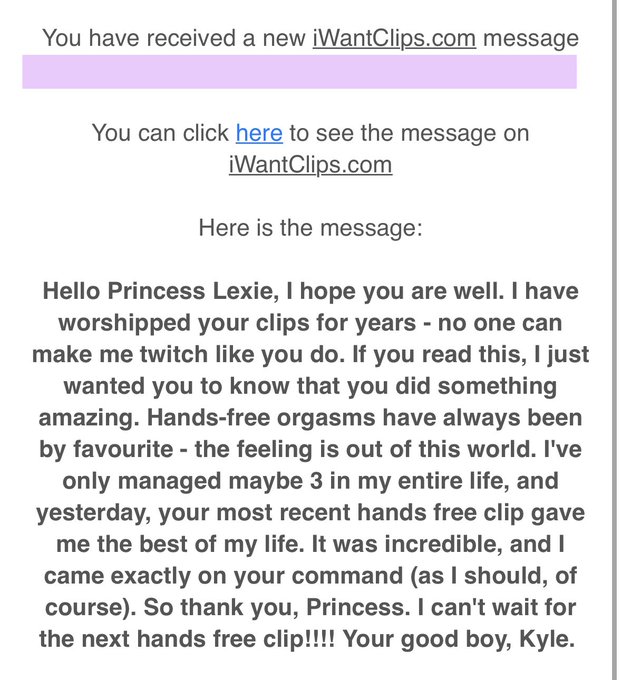 Hands free orgasms are my new favorite!  Comment below if you&rsquo;ve cum hands free to my clips. https://t<a href="/tag/femdom"class="tags"><span>#femdom</span></a><a href="/tag/findom"class="tags"><span>#findom</span></a><a href="/tag/onlyfans"class="tags"><span>#onlyfans</span></a>
