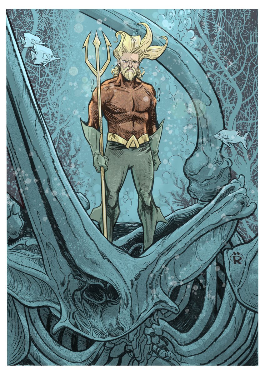 RaulFdezFonts's tweet image. Me apetecía poner algo de color a este Aquaman.
#Aquaman #dccomics #colorpractice #procreate