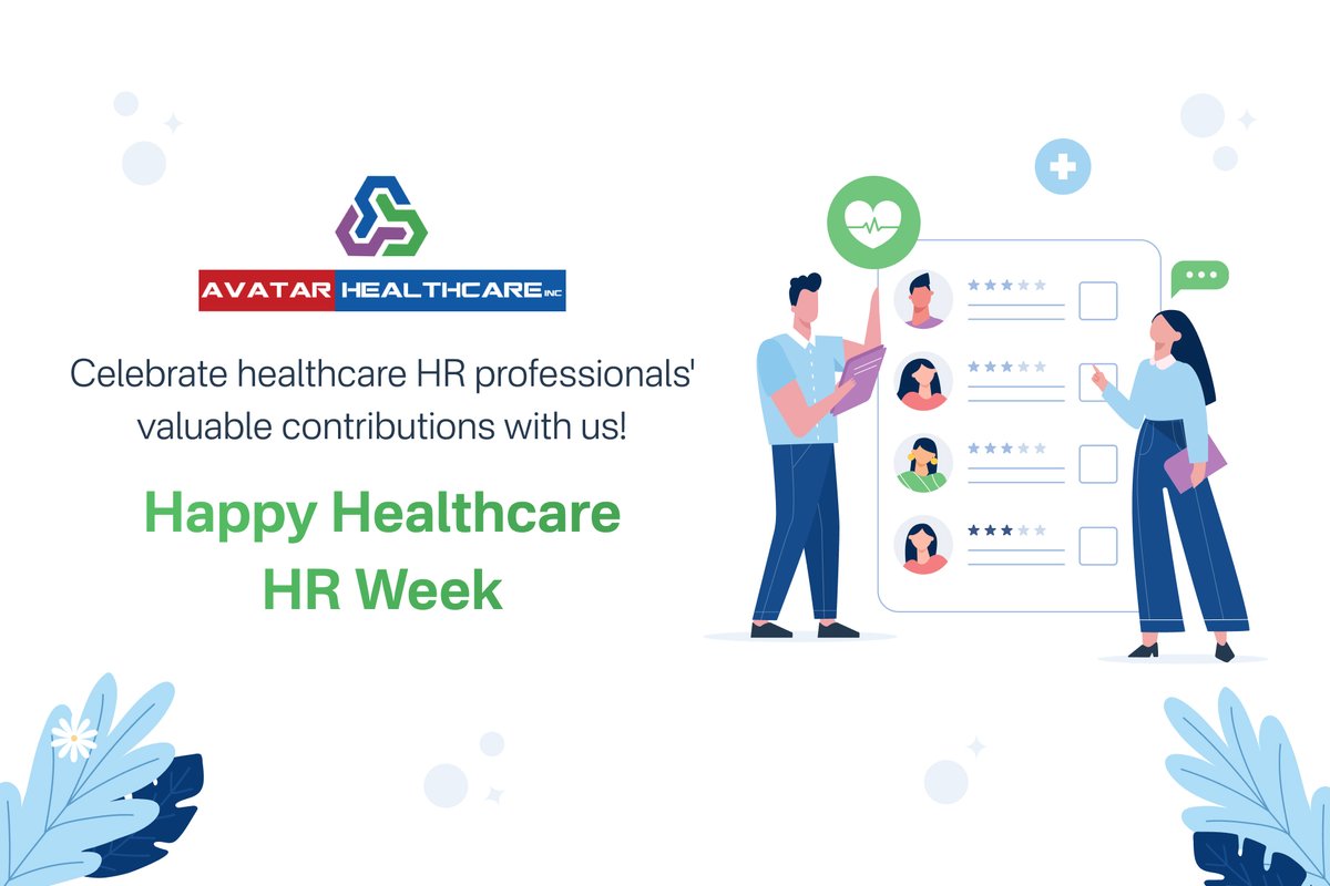 This week, we're celebrating Healthcare HR Professionals Week! We're grateful for the hard work and dedication of our HR team at Avatar Healthcare. Join us in recognizing the valuable contributions of healthcare HR professionals everywhere.  #HCHRProfessionalsWeek #HealthcareHR