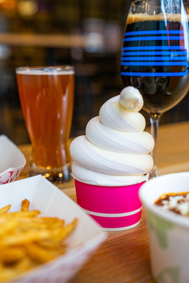 If you want to dip your fries in your soft serve, we won't judge you.