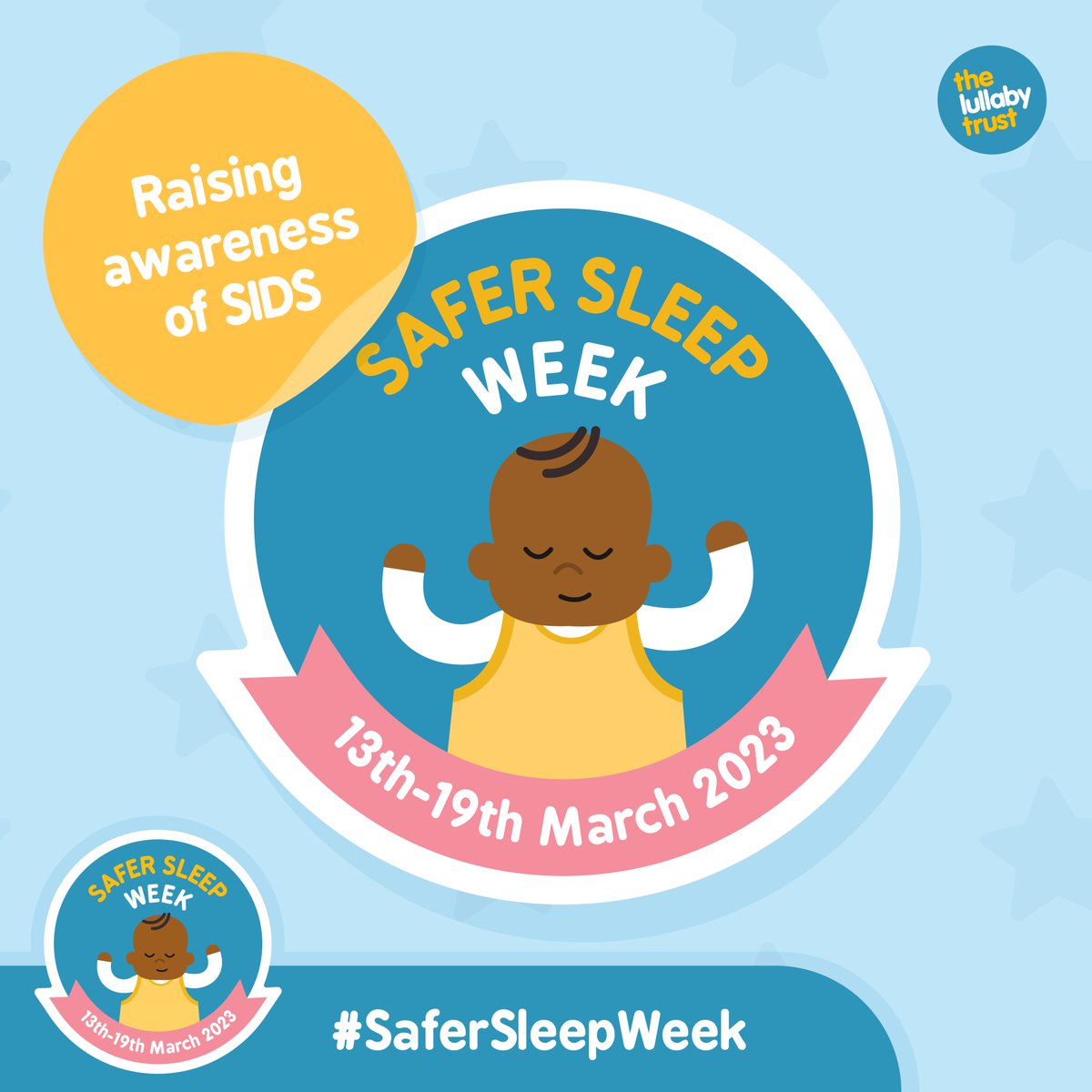#LetsTalkAboutCoSleeping
We need to talk about co-sleeping!
The reality is that many parents will co-sleep with their baby at some point, either by choice or by accident, so it’s important that everyone knows the advice on how to co-sleep more safely. (1/2)