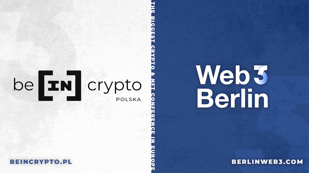 Web3 Global (@web3globalmedia) on Twitter photo π€ We're pleased to reveal that <a href="/BeInCrypto_PL/">BeInCrypto Polska π΅π±</a> is now a media partner for Web3 Berlin!
π¨βπ» As the ultimate crypto news platform, BeinCrypto brings you the latest news, learning content, technology innovations, and many more.
π’ Stay tuned for more updates! #Web3Berlin π€ We're pleased to reveal that <a href="/BeInCrypto_PL/">BeInCrypto Polska π΅π±</a> is now a media partner for Web3 Berlin!
π¨βπ» As the ultimate crypto news platform, BeinCrypto brings you the latest news, learning content, technology innovations, and many more.
π’ Stay tuned for more updates! #Web3Berlin
