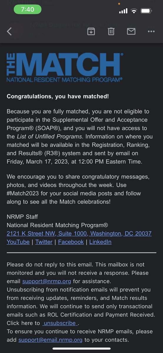 So grateful to have matched and excited to know where I’ll be headed come Friday!!! #Match2023 #FMRevolution