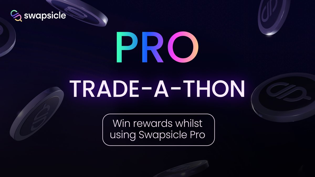 📢Announcing Swapsicle PRO Trade-a-Thon

Start competing today by using Swapsicle PRO with the rest of the community to rank in our weekly leaderboards for Profit and Volume.

Bi-weekly prizes include the special temporary Discord rank to show off your trading skills plus $POPS