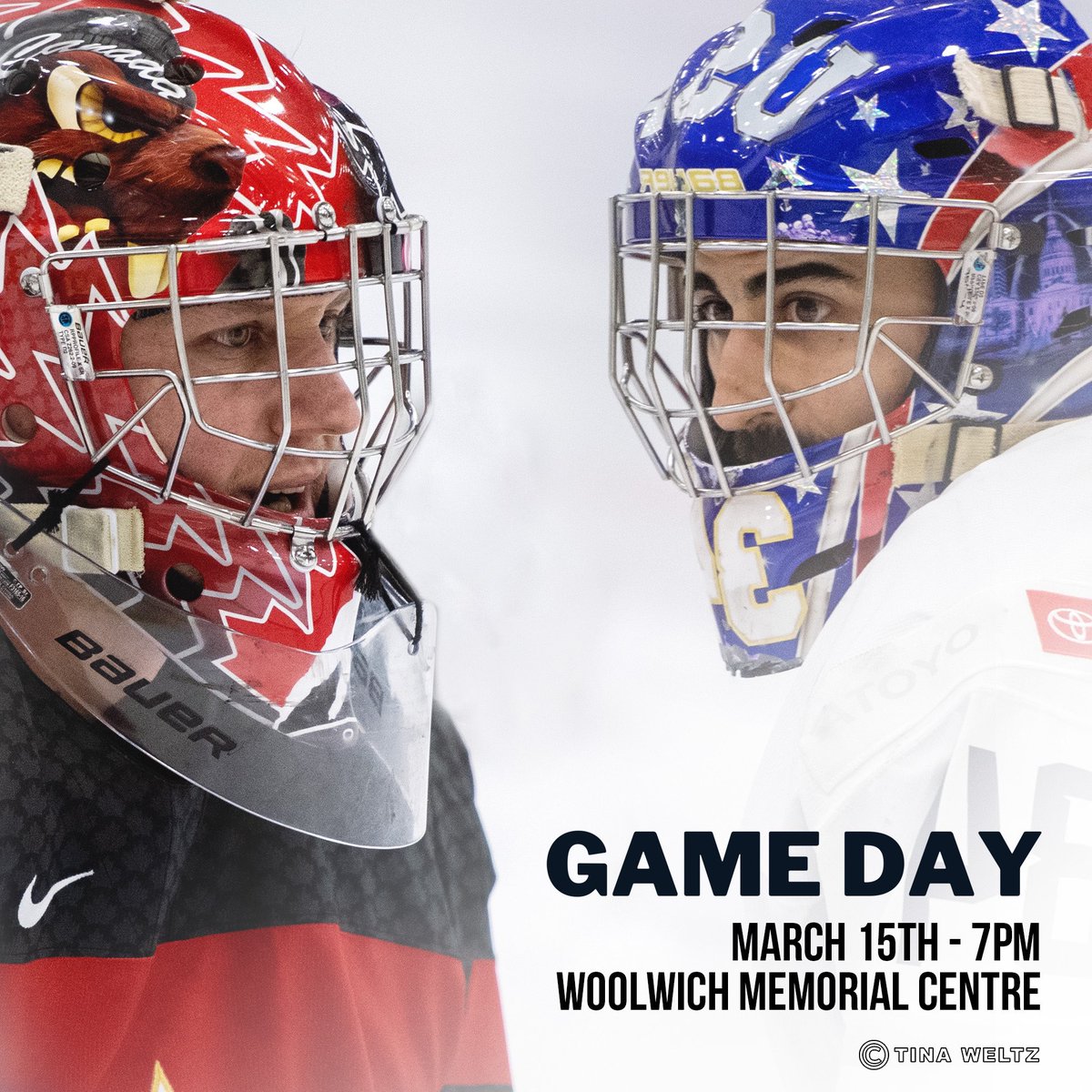 Don’t miss your chance to witness a hockey battle between Canada and USA this week. Come to the Woolwich Memorial Centre and cheer on your favourite team as they take to the ice for three games this week.

#parahockey #sledgehockey #teamcanada #teamusa #hockeycanada 
📸TinaWeltz