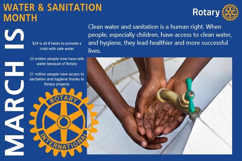 Rotary’s March theme✨
.
.
#rotaryinternational #sunsetrotary #rotaryinternacional #rotaryconnectstheworld #rotaryclub #nonprofitorganization #nonprofitorganizations #waterandsanitation