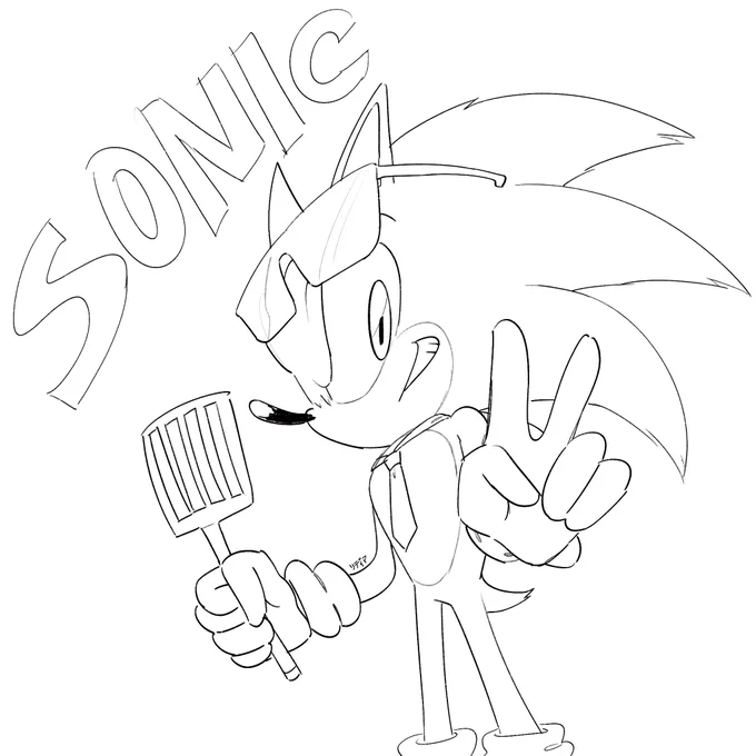 #SonicMovie2 doodle 