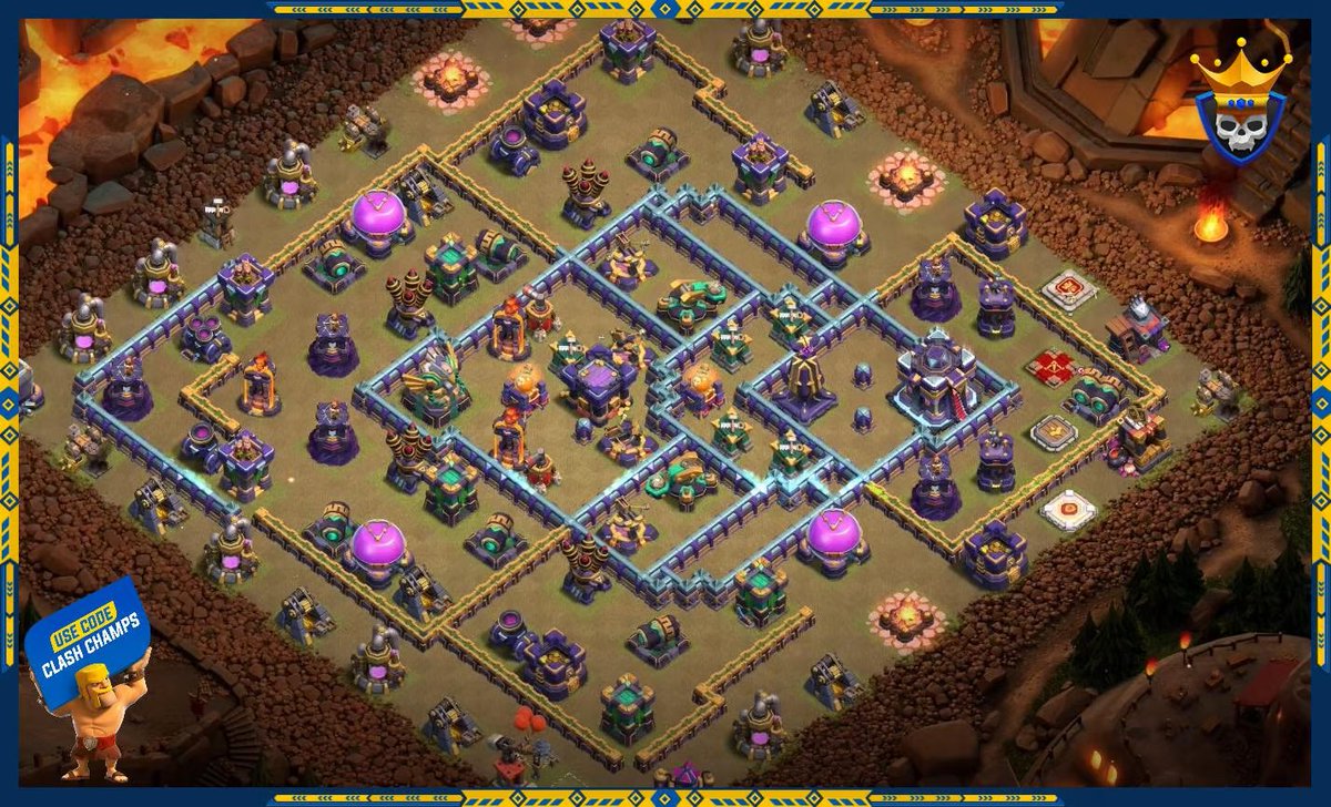 ClashChamps's tweet photo. Whatβs your best strategy to destroy this TH15 War Base?π€βοΈ
Get the base here π https://t.co/m8HQmVHyoS
#Clashon #ClashOfClans #Cocbases #Th15warbase https://t.co/xAjVfxlMw2