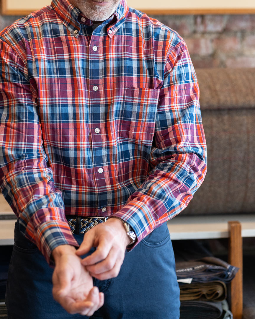 Handwoven in India for The Andover Shop, these Madras Sport Shirts will have you prepared for the Spring! Available in 7 different patterns in-store and online.
.
.
.
.
#theandovershop #madras #sportshirt #springstyles