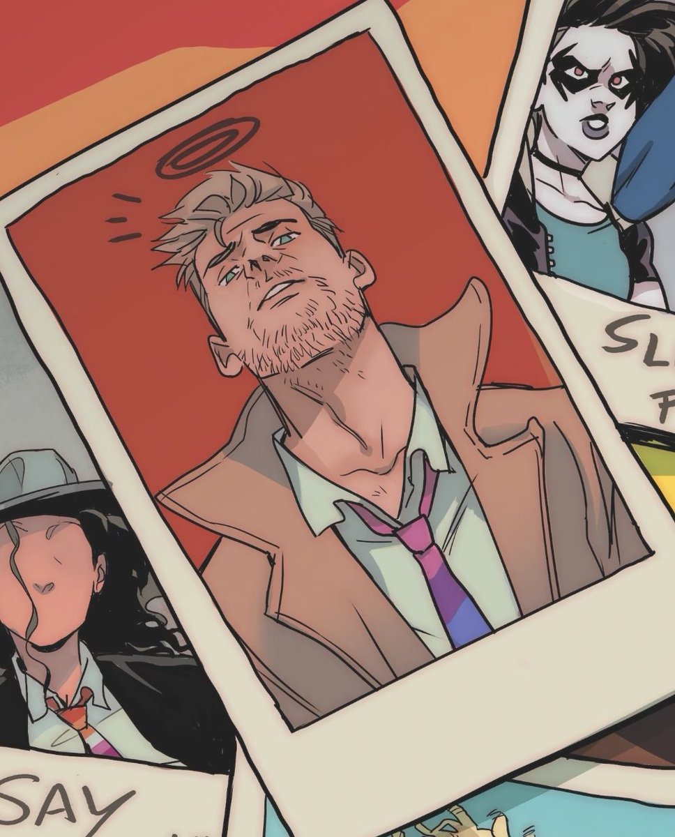 OoCHellblazer's tweet image. John Constantine in DC Pride 2023's variant cover.