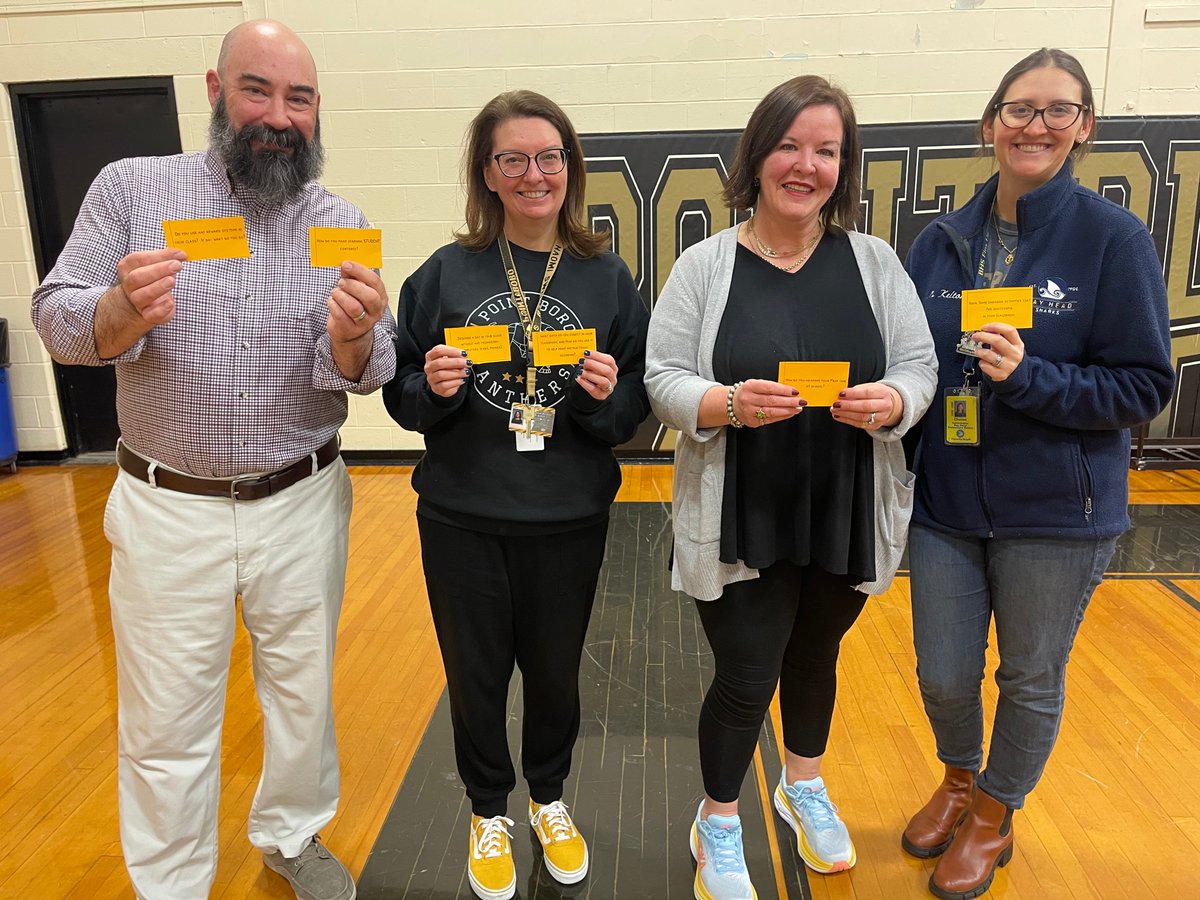 PtBoroSchools's tweet photo. It's a #ProfessionalDevelopmentDay at Point Pleasant Schools! Our staff members are sharing ideas and learning new skills to implement in the classroom. Special thanks to all of our presenters! #PantherPath https://t.co/TmEdBdzHrc