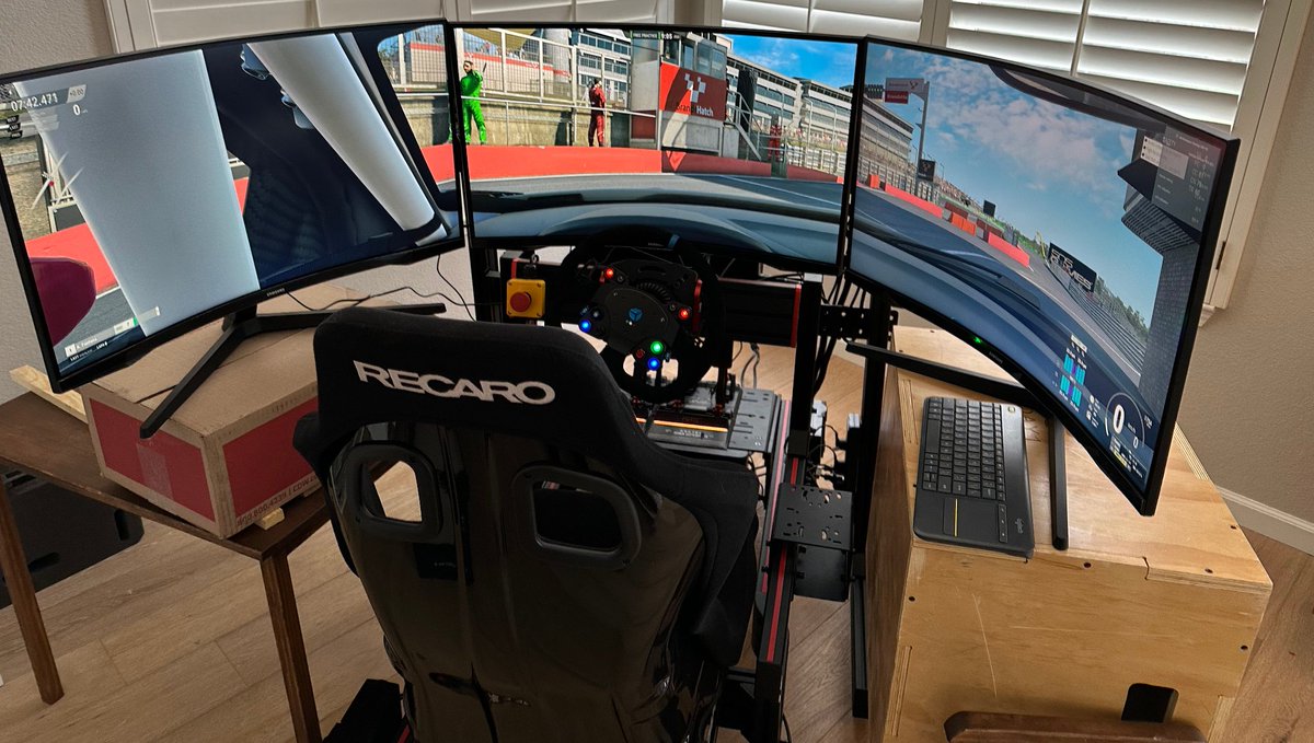 Rev up your engines! We're putting the finishing touches on our state-of-the-art racing simulator and gearing up for the big reveal on May 1st.

Get ready to experience the thrill of the track like never before at drivesimulations.com

#simracing #simucube #asetek #dbox